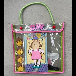 DW Woodkins Dress up wood doll. From Arthur. Vintage